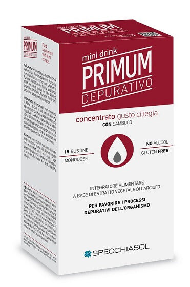 Primum Depurativo Minidrink Gusto Ciliegia 15 bustine