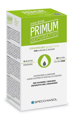 Primum Depurativo Minidrink Gusto Lime 15 bustine