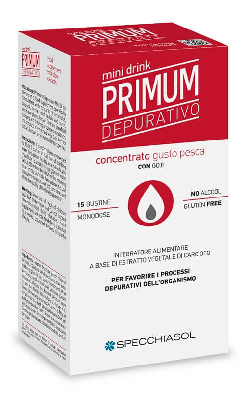 Primum Depurativo Minidrink Gusto Pesca 15 bustine