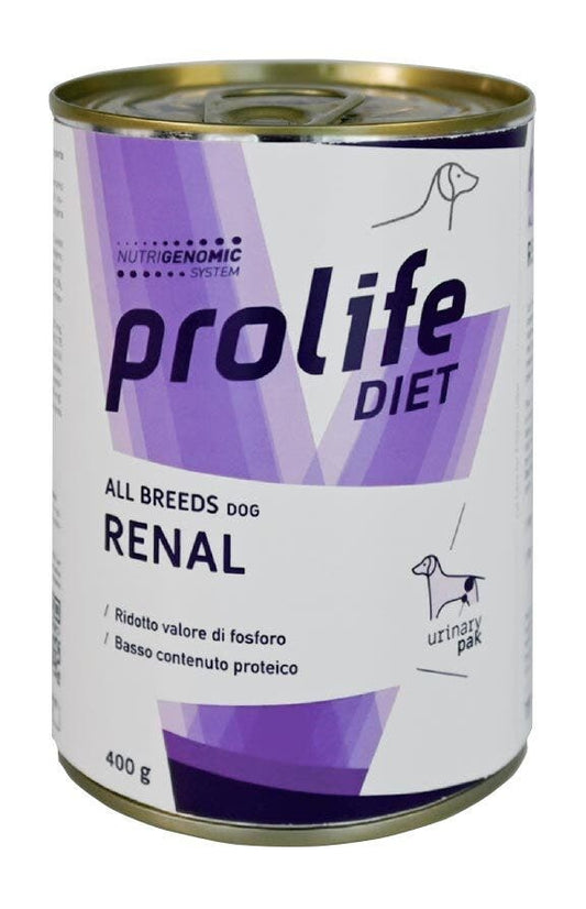 Prolife Diet Dog Renal All Breeds Cibo Umido Per Cani Lattina 400g