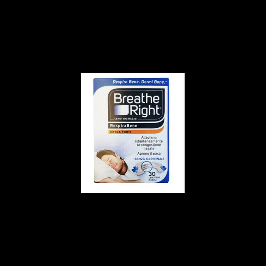 Breathe Right Cerotti Nasali Extra Forte 30 Pezzi