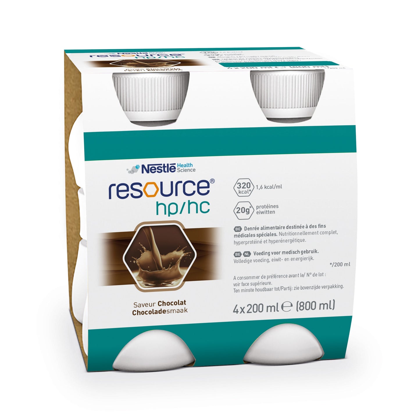 Resource HP/HC Cioccolato 4x200ml