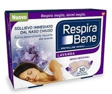 RespiraBene Cerottini Nasali Lavanda 30 pezzi