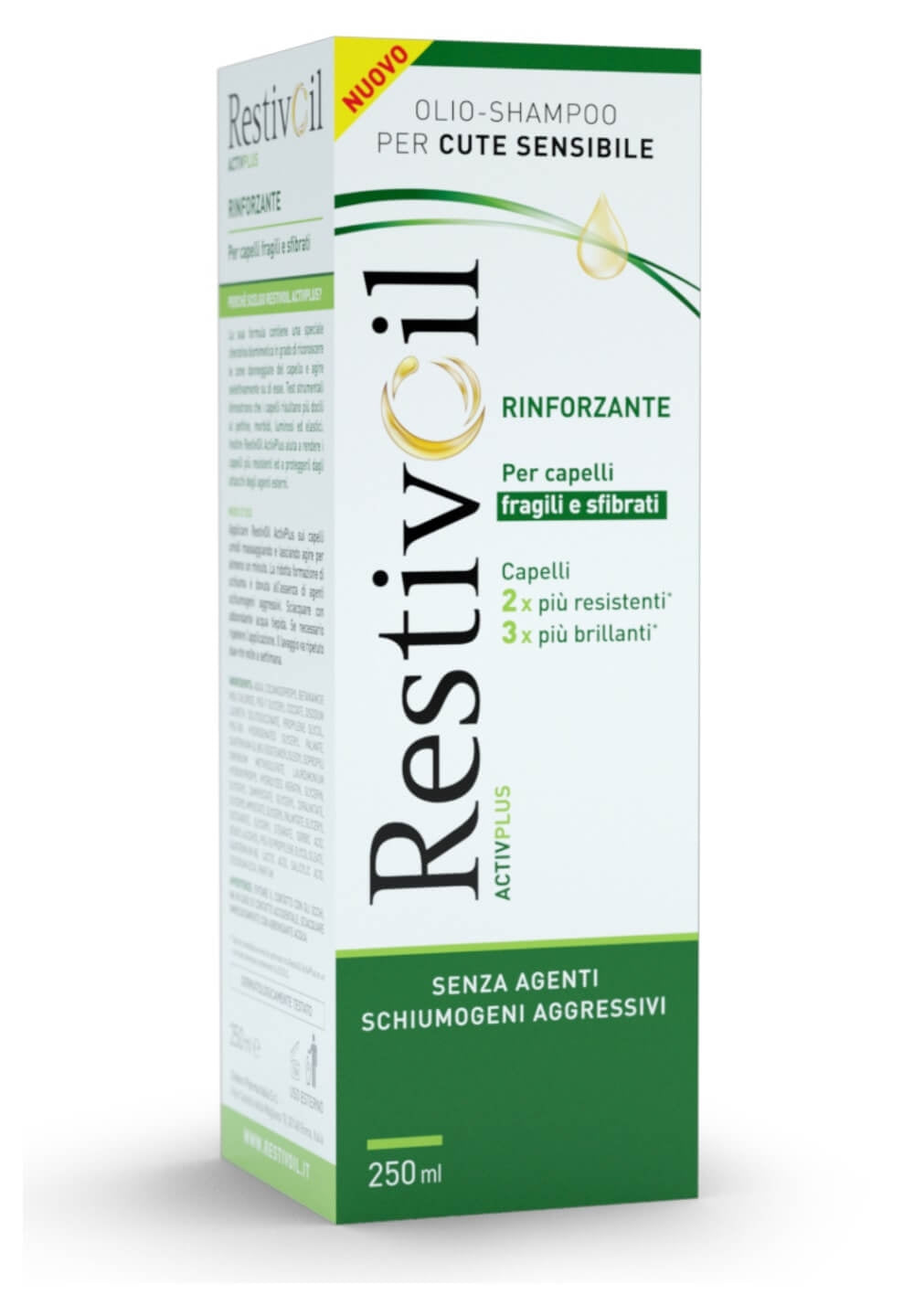 RestivOil Activ Plus Olio-Shampoo Rinforzante 250ml