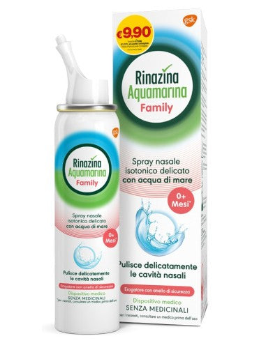 Rinazina Aquamarina Family Spray Nasale Isotonico 100ml