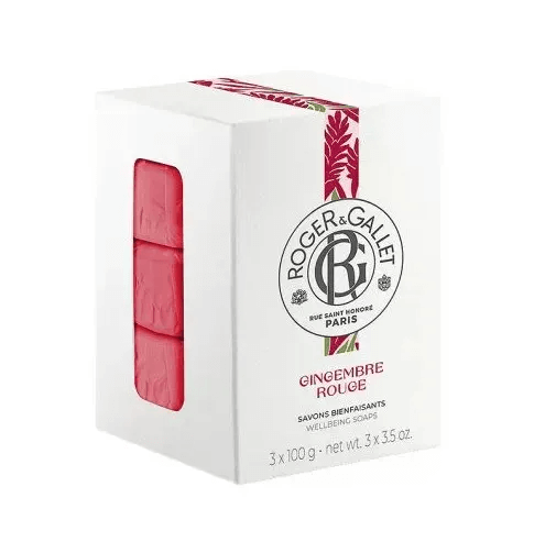 Roger&Gallet Gingembre Rouge Box Saponette 3x100gr