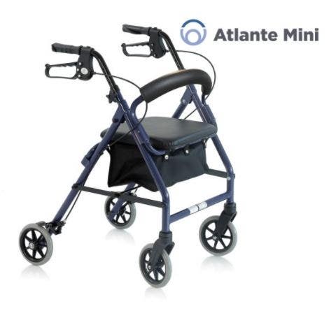 Rollator Pieghevole In Alluminio Verniciato Atlante Mini Cod. RP513