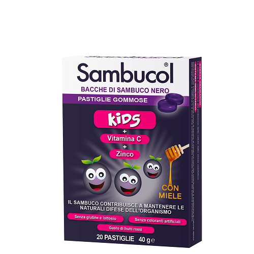 Sambucol Kids + Vitamina C 20 pastiglie gommose