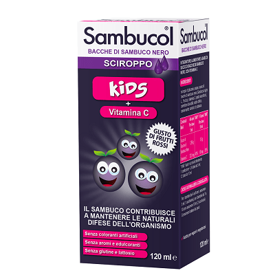 Sambucol Sciroppo Kids + Vitamina C 120ml