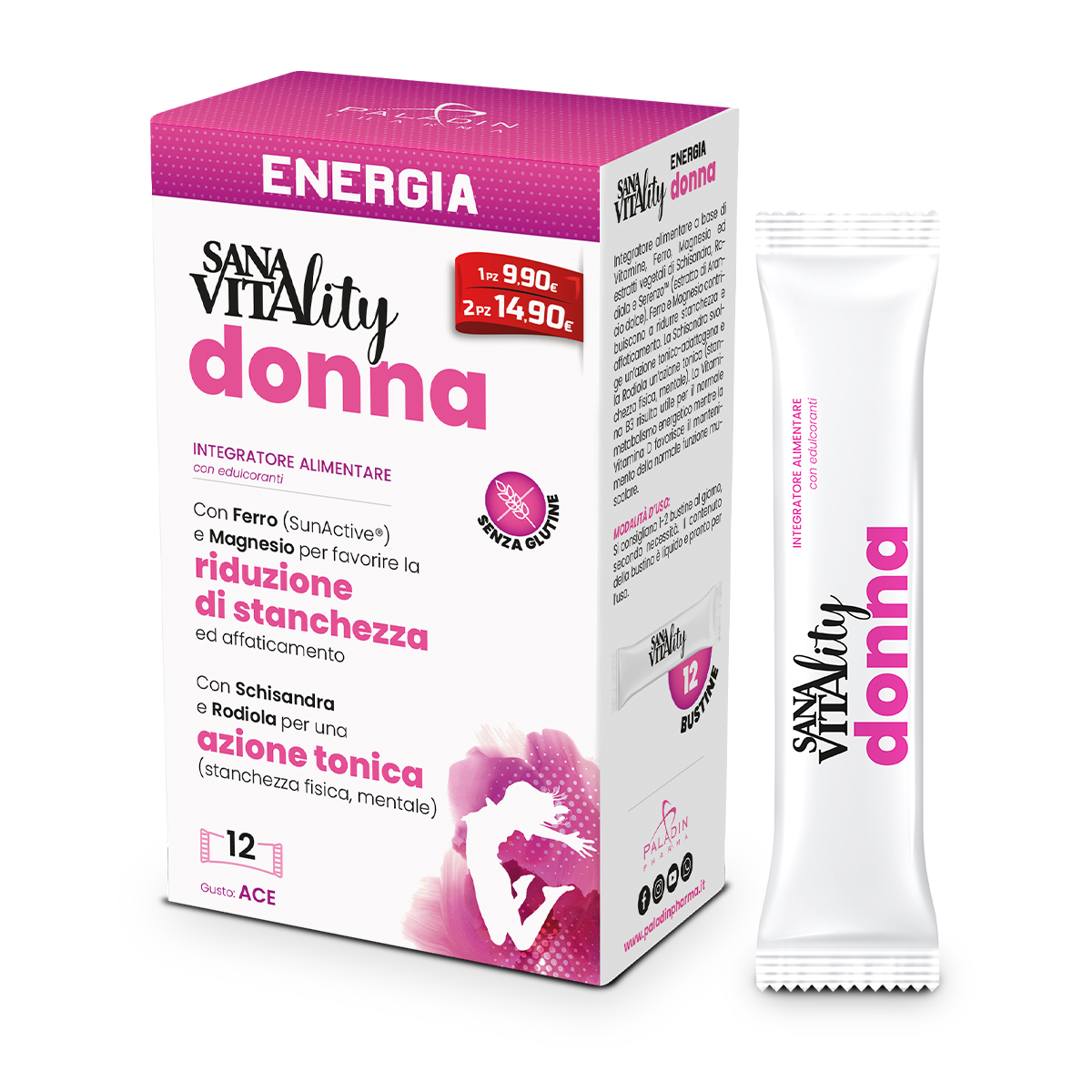 Sanavitality Energia Donna 12 Stick Pack