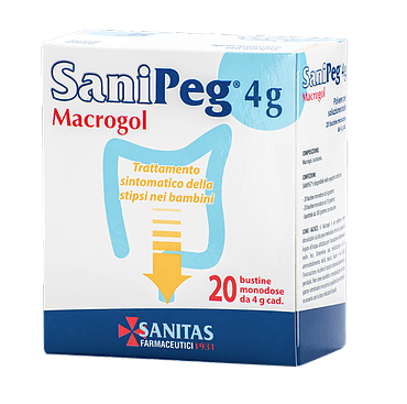 Sanipeg Macrogol Polvere Per Soluzione Orale 20 Bustine 4g