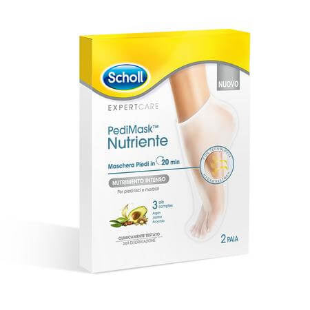 Scholl Pedimask Machera Piedi Nutriente 2 Paia