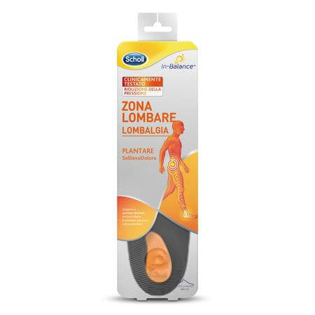 Scholl Plantare In Balance Sollievo zona Lombare L 2 pezzi