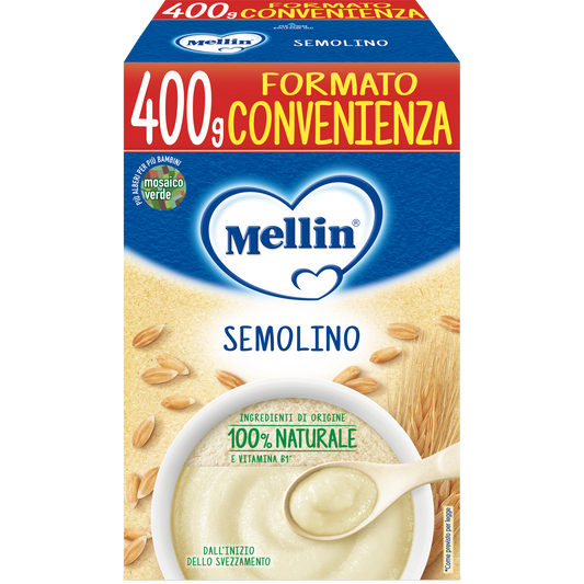 Mellin Crema Semolino 400g 4Mesi+