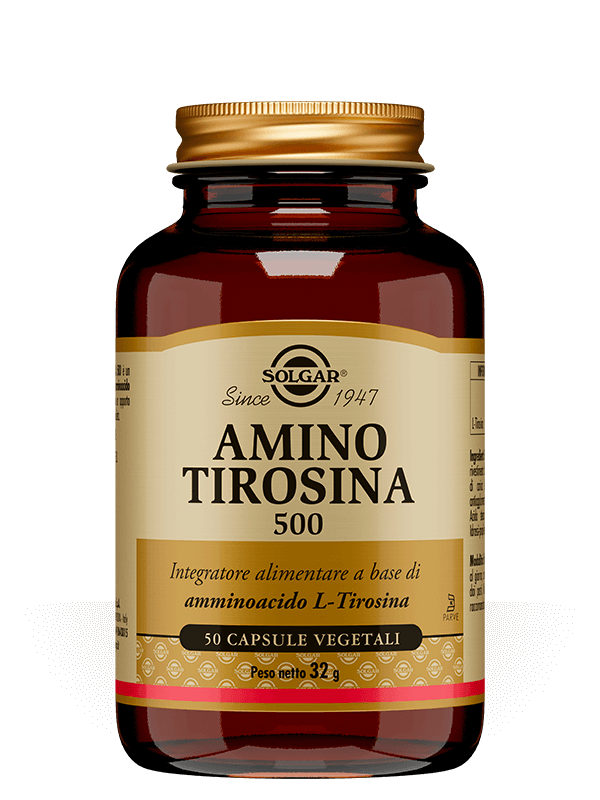 Solgar Amino Tirosina 500 50 capsule vegetali