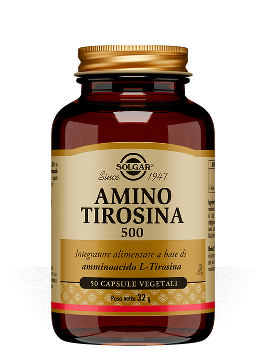 Solgar Amino Tirosina 500 50 capsule vegetali