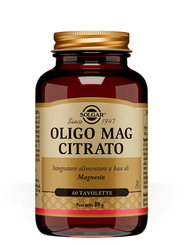 Solgar Oligo Mag Citrato 60 tavolette