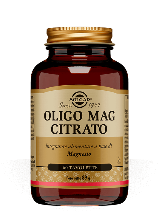 Solgar Oligo Mag Citrato 60 tavolette