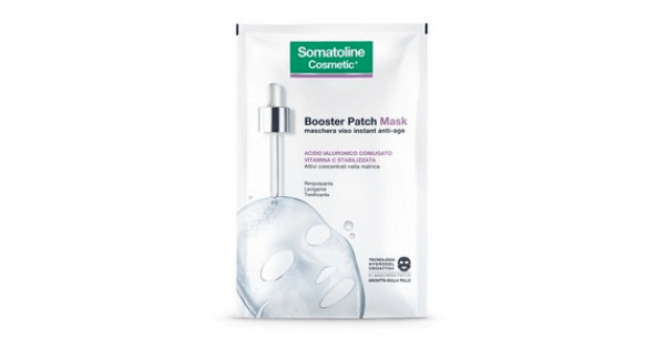 Somatoline Cosmetic Booster Patch Mask Con Acido Ialuronico e Vitamina C