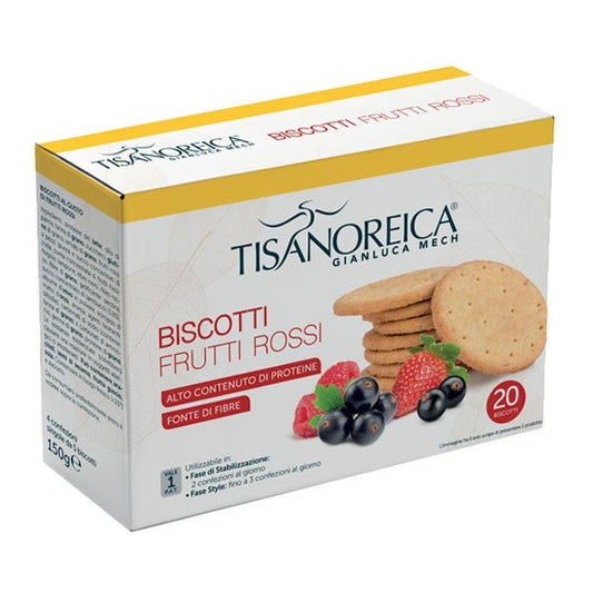 Tisanoreica Biscotti Frutti Rossi 20 Pezzi