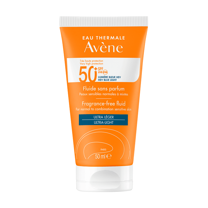 Avene Solare Fluido Senza Profumo SPF50+ 50ml