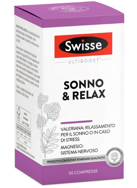 Swisse Sonno e Relax Con Valeriana 50 compresse