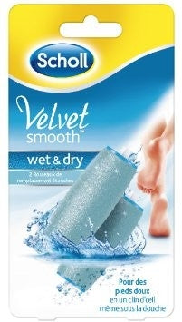 Scholl Velvet Smooth Wet and Dry Ricarica 2 pezzi