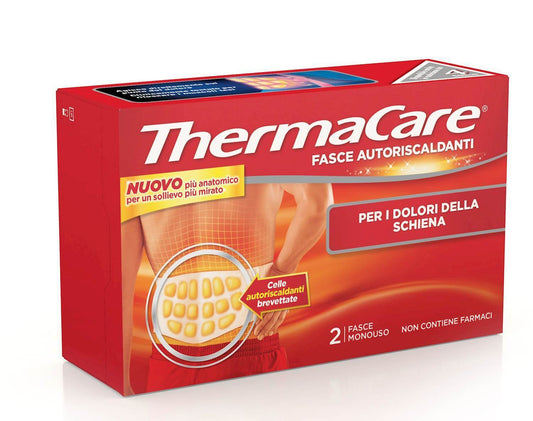 Thermacare Fasce Autoriscaldanti per Schiena 2 fasce monouso