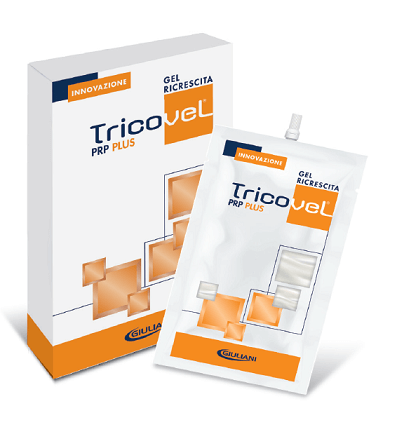 Tricovel PRP Plus Gel Ricrescita 2 bustine da 15ml