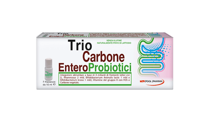 Trio Carbone EnteroProbiotici 7 flaconcini