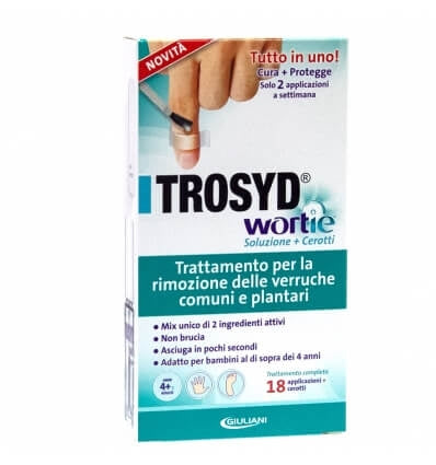 Trosyd Wortie Trattamento Verruche Soluzione + Cerotti