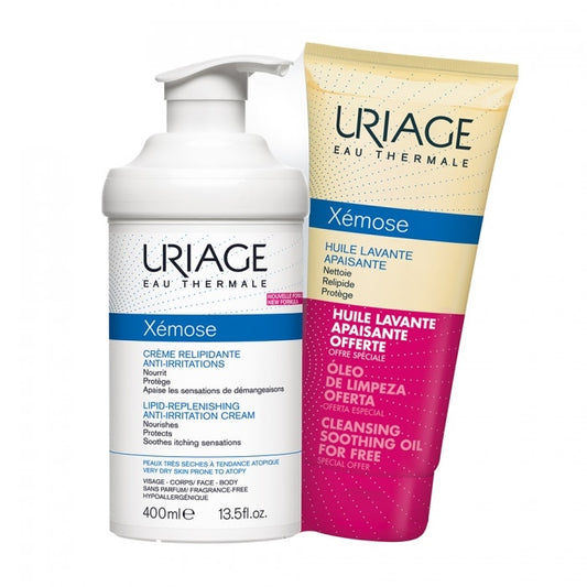 Uriage Xemose Crema 400ml + Olio 200ml