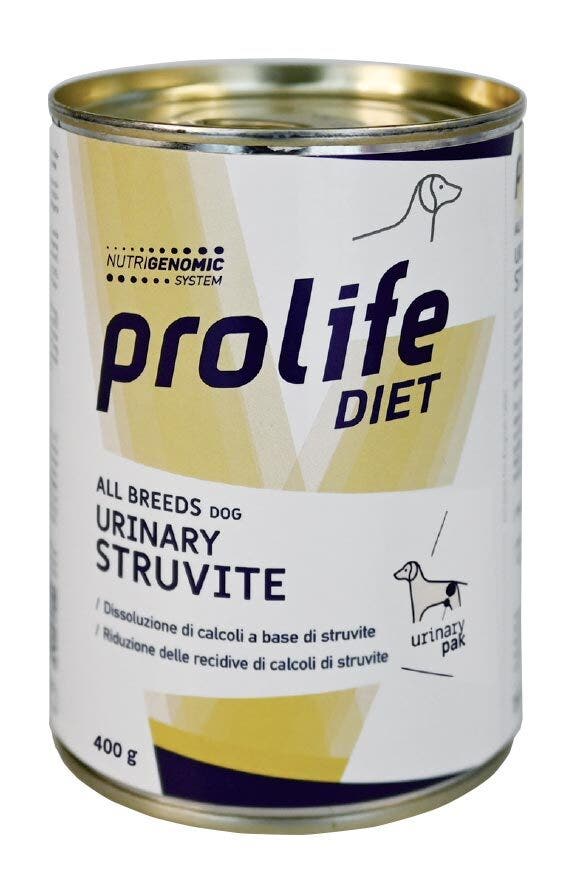 Prolife Diet Dog Urinary Struvite All Breeds Cibo Umido Per Cani Lattina 400g