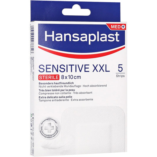 Hansaplast Cerotti Sensitive XXL 5 Pezzi 8x10cm