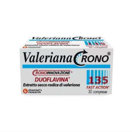 Valeriana Crono 135 Fast Action con Duoflavina 30 compresse