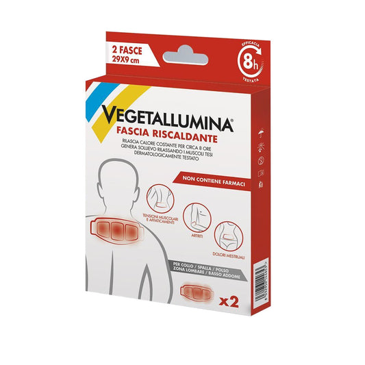 Vegetallumina Fascia Riscaldante 2 pezzi