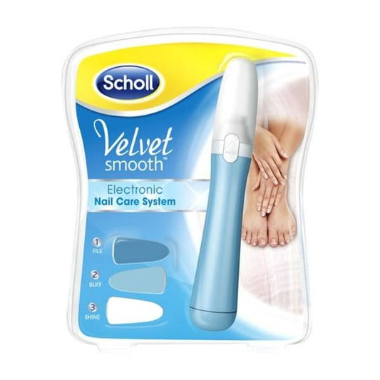 Scholl Velvet Smooth Nail Care Kit Elettronico Unghie