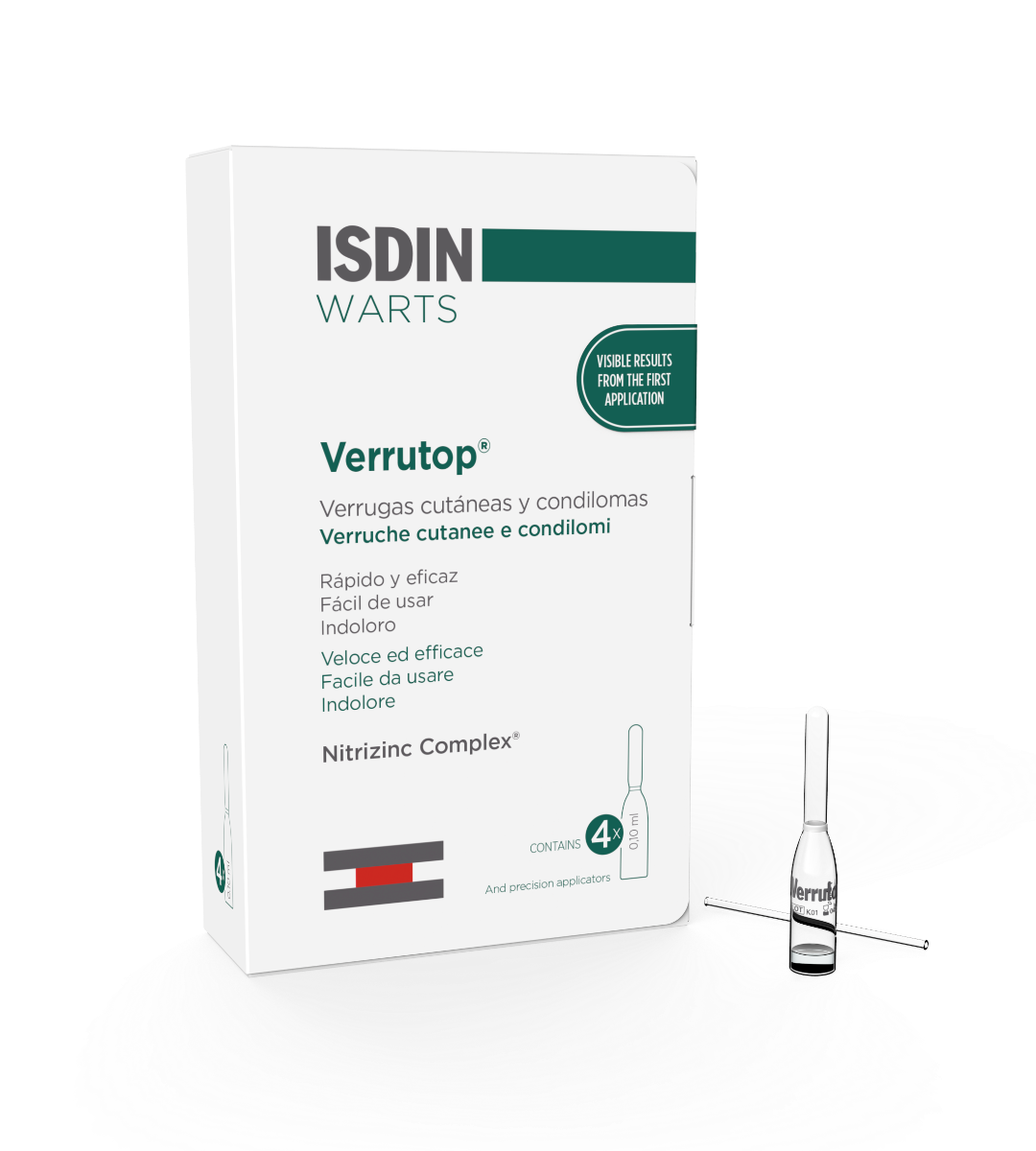 Isdin Verrutop Corpo 4 Fiale