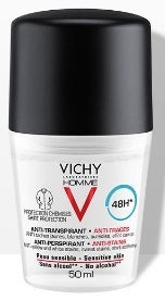 Vichy Homme Deodorante Anti-Traspirante + Anti-Macchie 48H