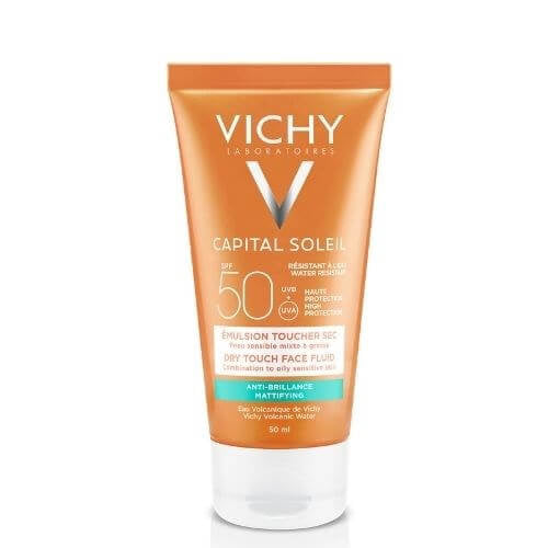 Vichy Capital Soleil Dry Touch Viso Emulsione Effetto Asciutto SPF50+ 50ml