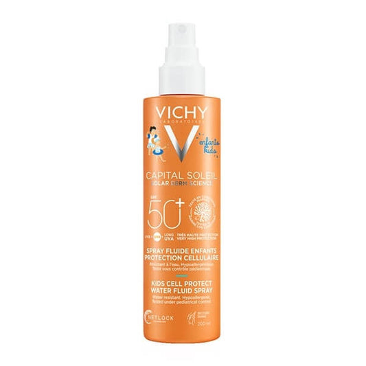 Vichy Capital Soleil Cell Protect Fluido Spray Bambini SPF50+ 200ml