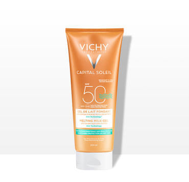 Vichy Capital Soleil Gel-Latte Fondente per Pelle Bagnata o Asciutta SPF50 200ml