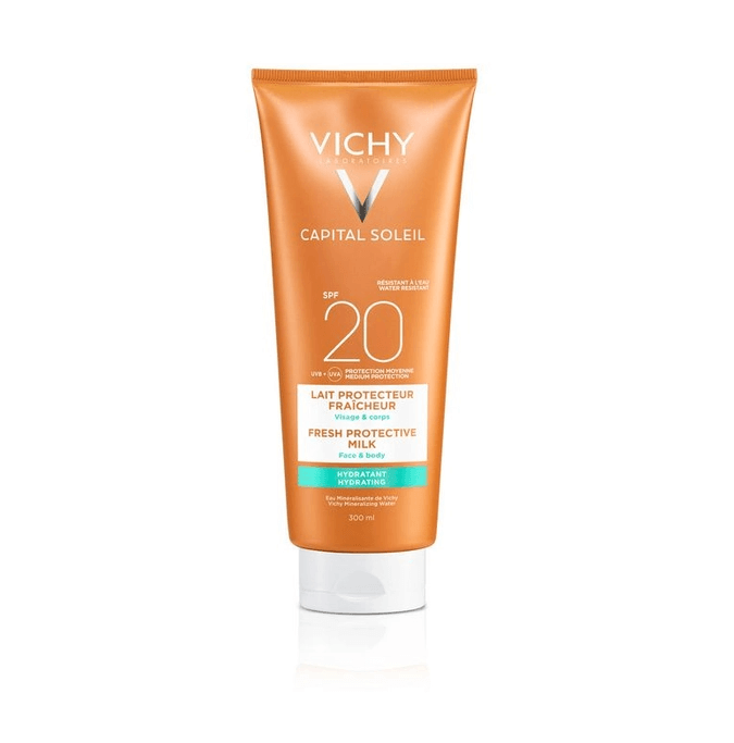 Vichy Capital Soleil Latte Idratante Fresco Viso e Corpo SPF20 300ml