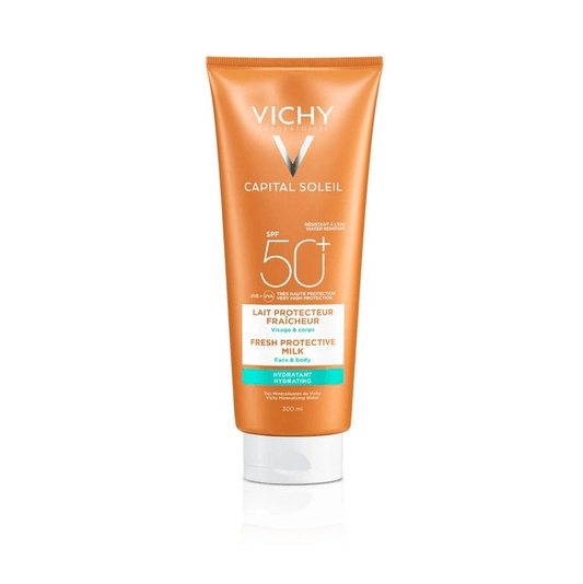 Vichy Capital Soleil Latte Idratante Fresco Viso e Corpo SPF50+ 300ml