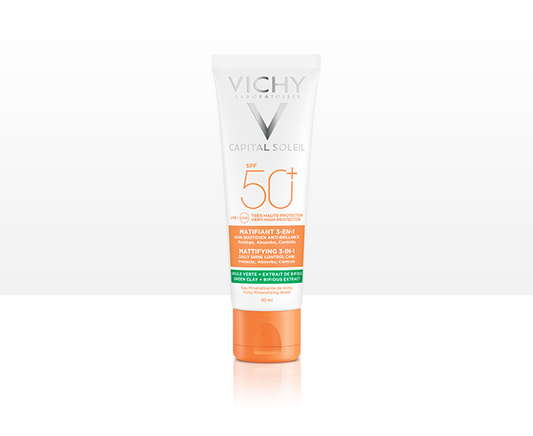 Vichy Capital Soleil Trattamento Opacizzante 3 in 1 SPF50+ 50ml