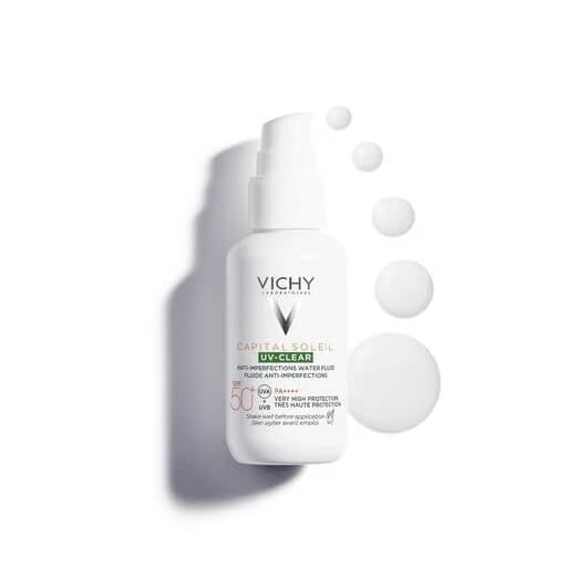 Vichy Capital Soleil UV-Clear SPF50+ Fluido Anti-Imperfezioni 40ml