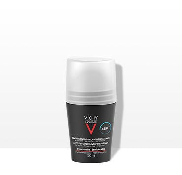 Vichy Homme Deodorante Roll On 48h Pelli Sensibili 50ml