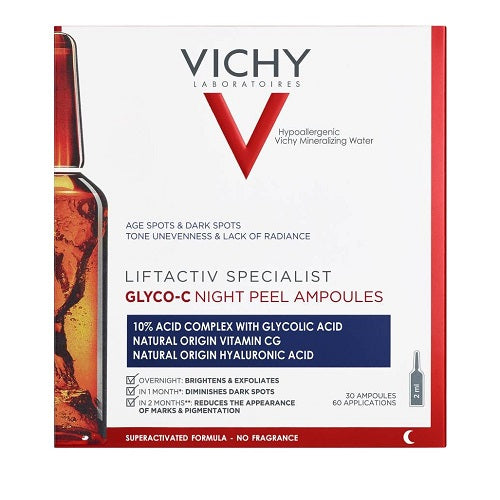 Vichy Liftactiv Specialist Glyco-C Notte Anti-macchie 30 ampolle 60 applicazioni