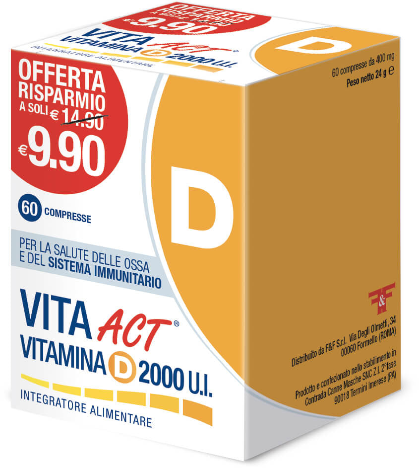 Vita Act Vitamina D 2000 U.I. 60 compresse