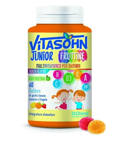 VitaSohn Junior Fruttine Integratore Multivitaminico Bambini 60 Caramelle